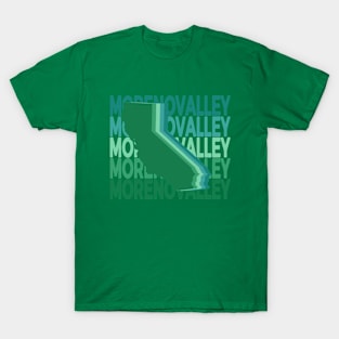 Moreno Valley California Green Repeat T-Shirt